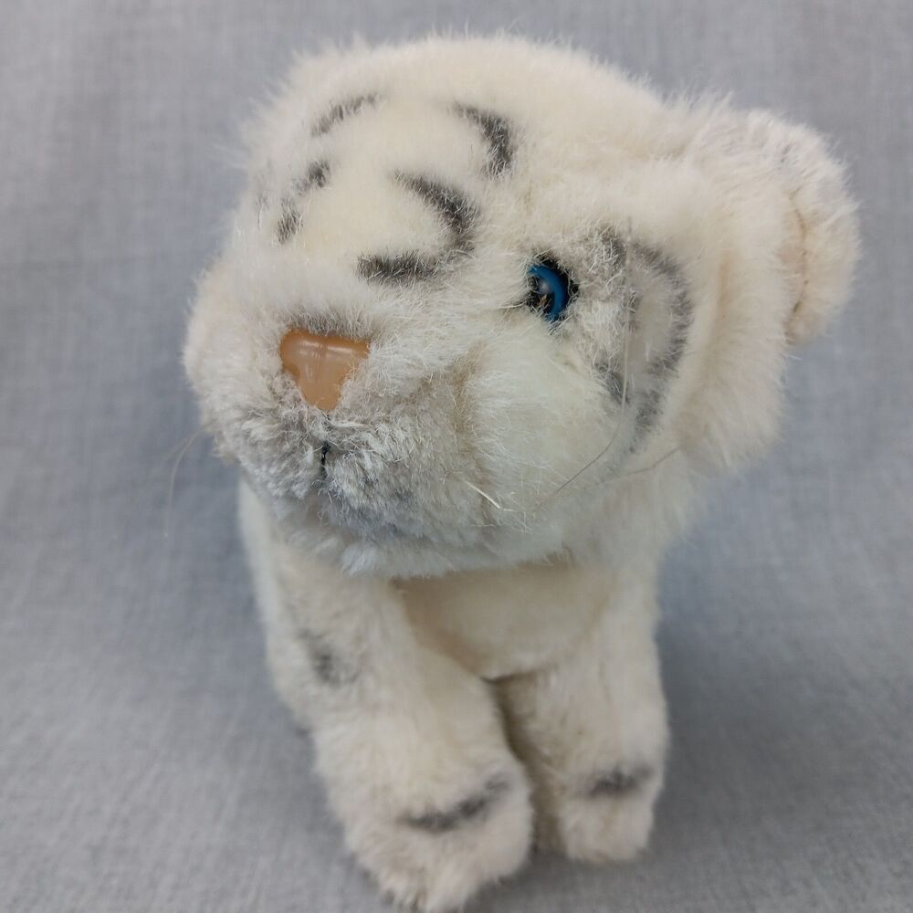 Fiesta Standing White Lion Cub 9202WT Plush Stuffed Wild Animal Toy